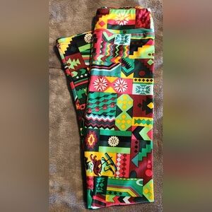 LuLaRoe L/XL Christmas Leggings